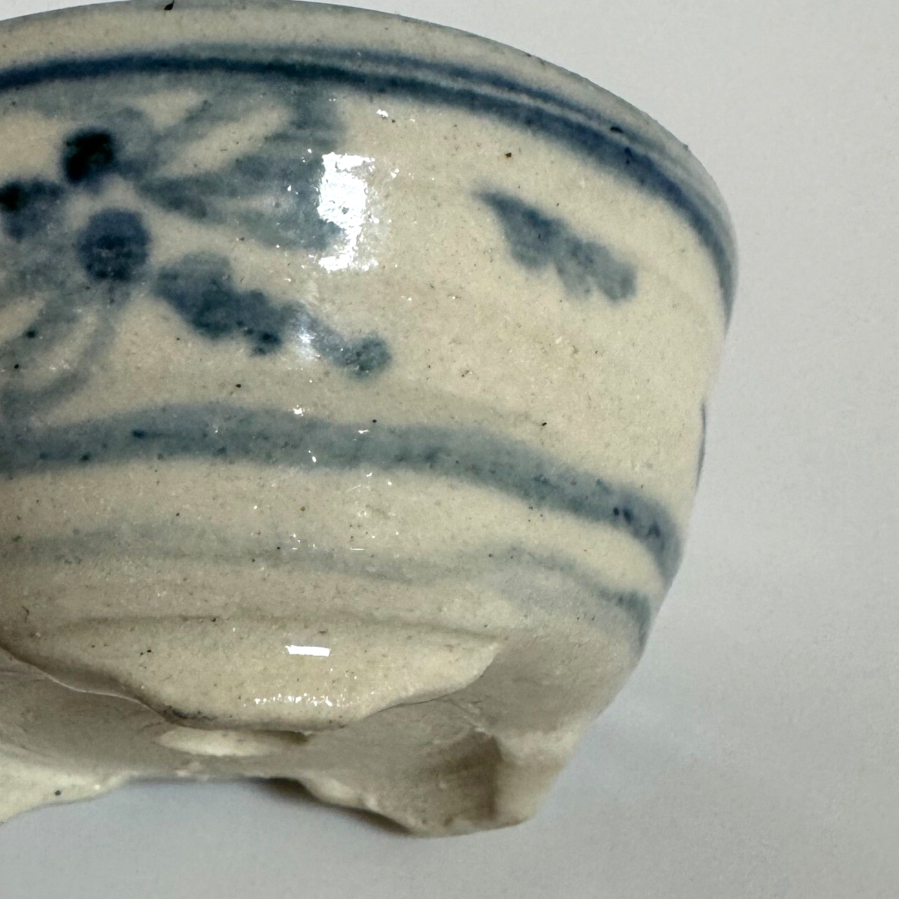 Japanese Bonsai pot TATSUYA KATO signed Dragonfly pictured MAME φ1.8" /417