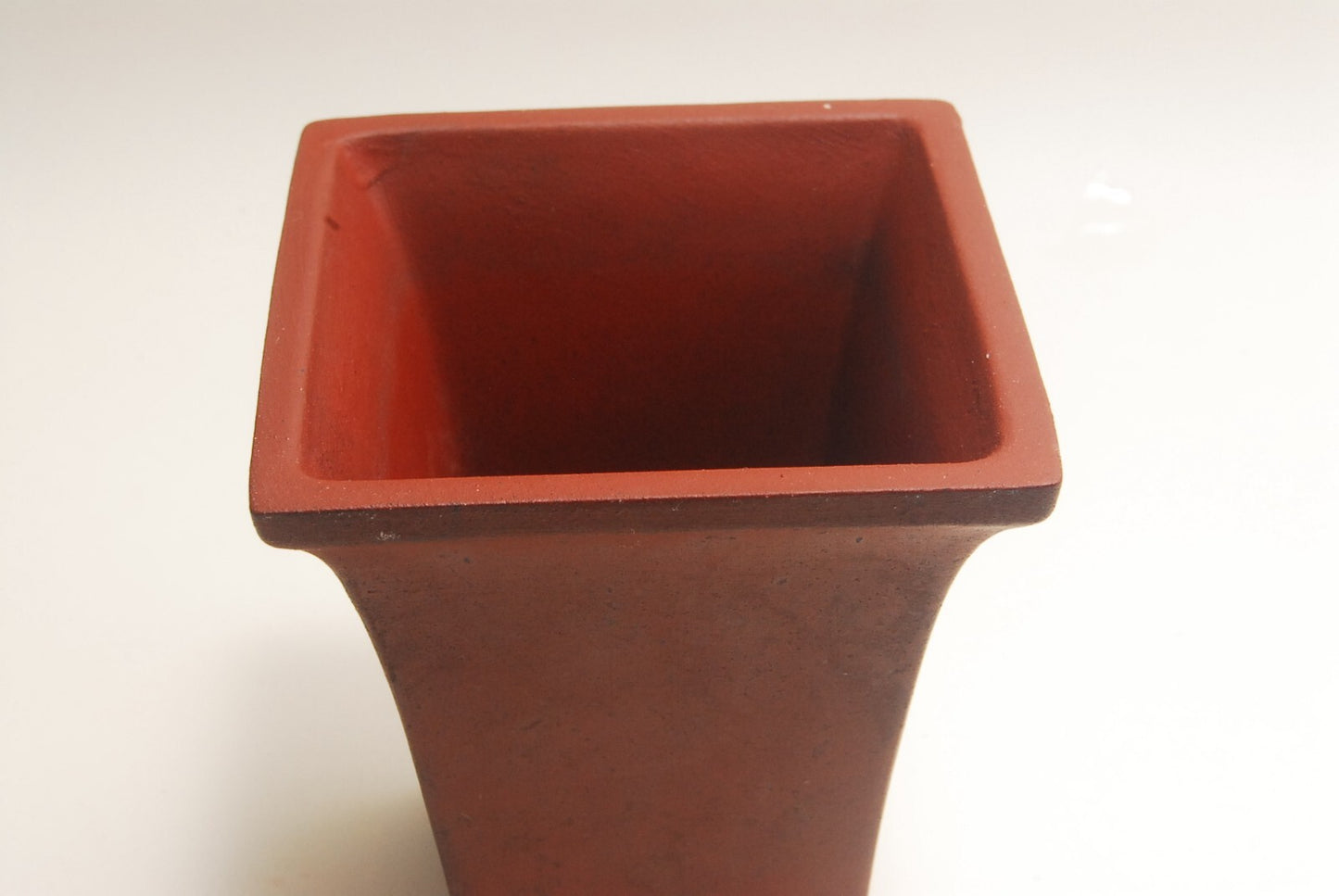 Japanese TOKONAME bonsai pot HIKARI brown square SESSOKU Cascade h3.3" 31#