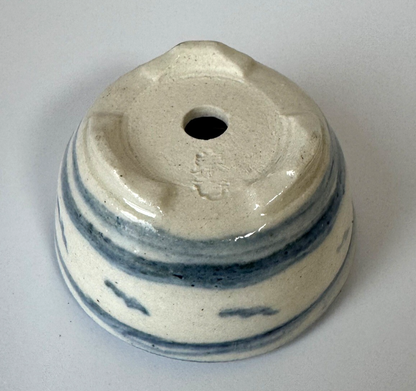 Japanese Bonsai pot TATSUYA KATO signed Dragonfly pictured MAME φ1.8" /417