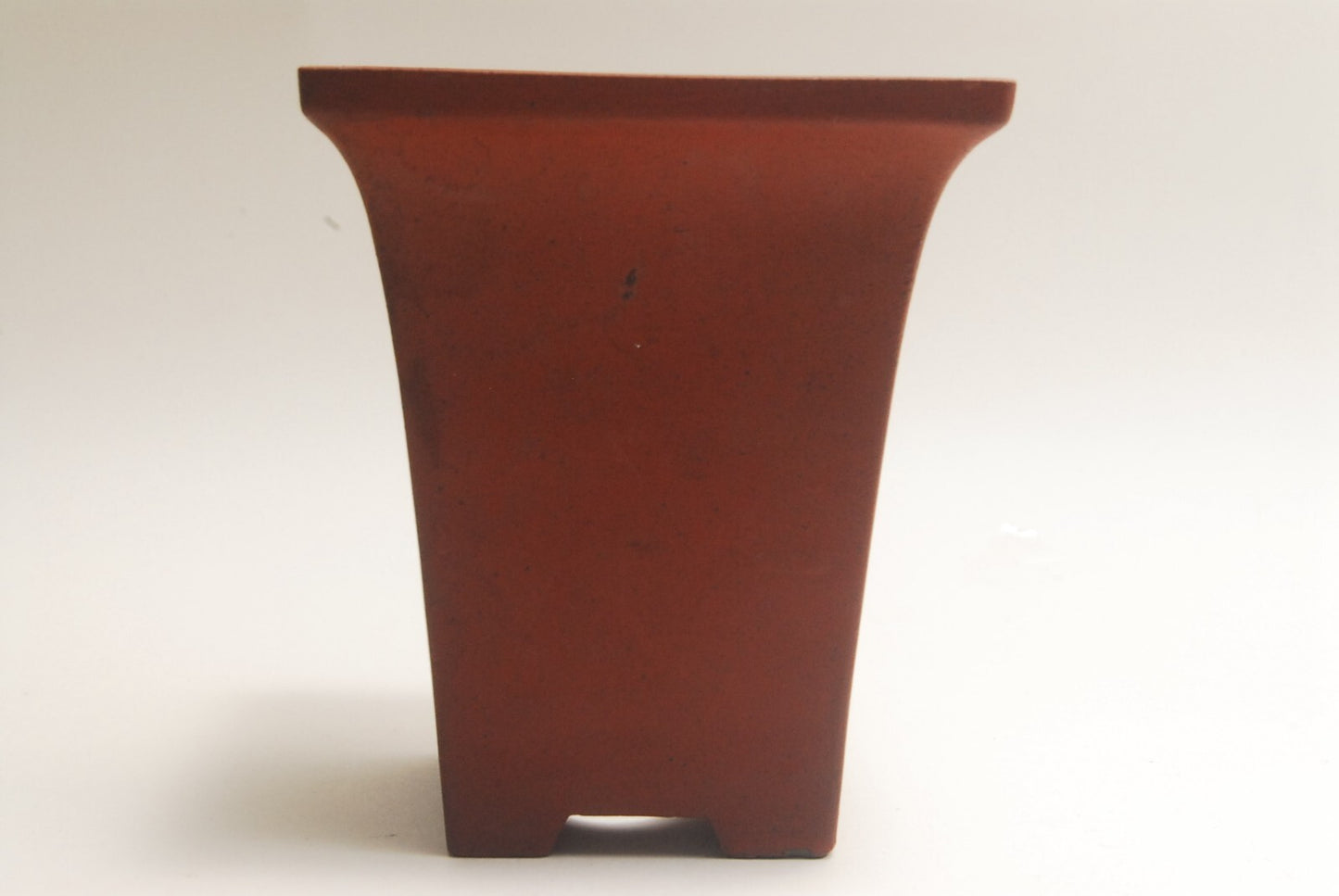 Japanese TOKONAME bonsai pot HIKARI brown square SESSOKU Cascade h3.3" 31#