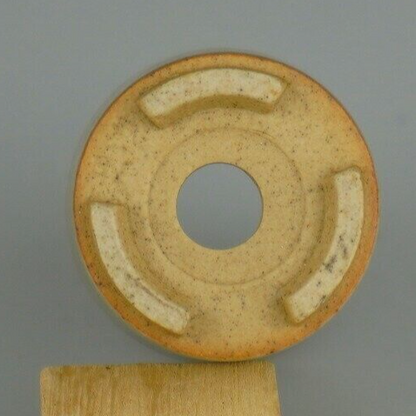 Japanese Bonsai pot MARUTO signed gray glazed Round Cascade SESSOKU φh2" /421