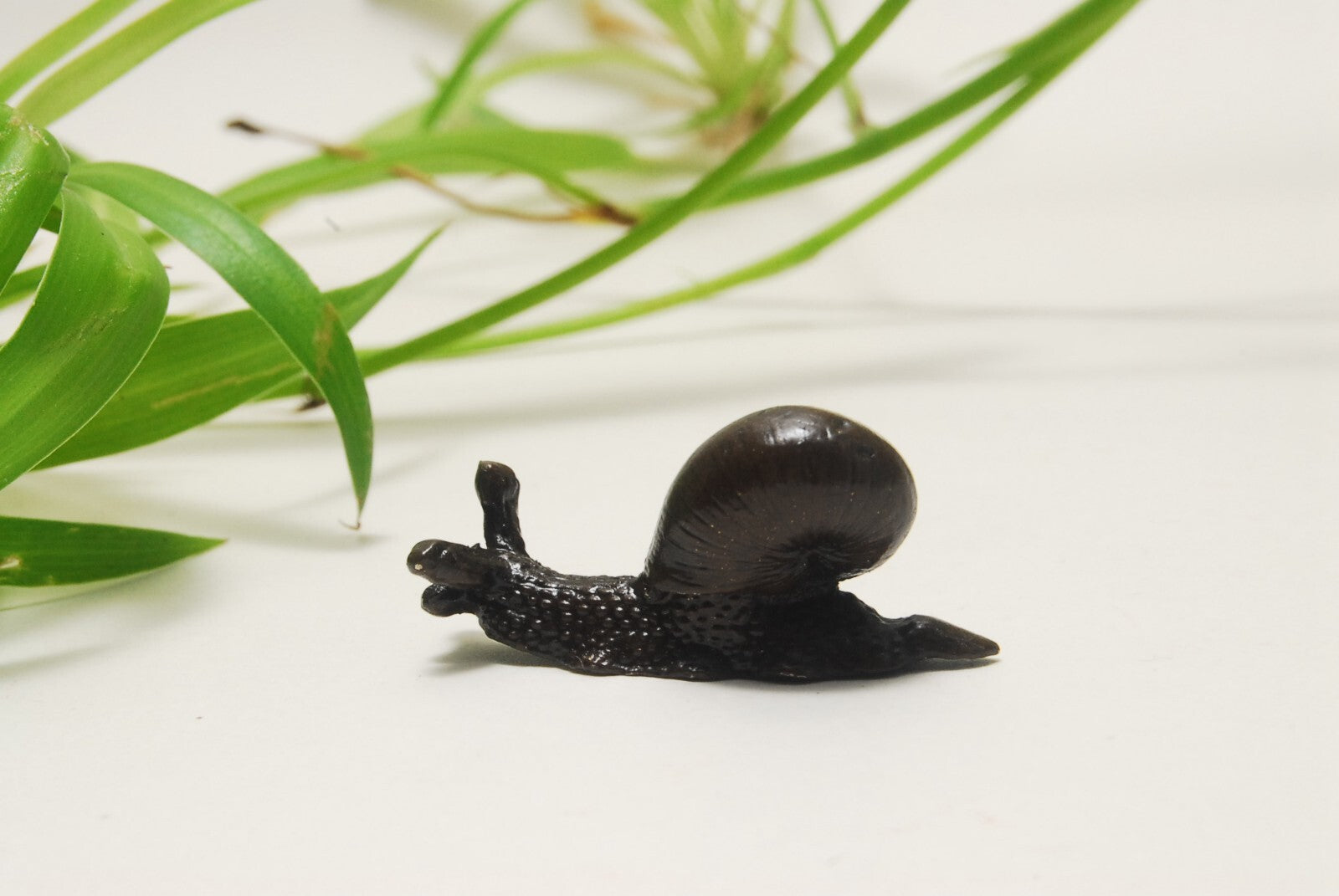 TENPAI TEMPAI turtle and snail Accompanying Bonsai ornament alloy figure L1.6"