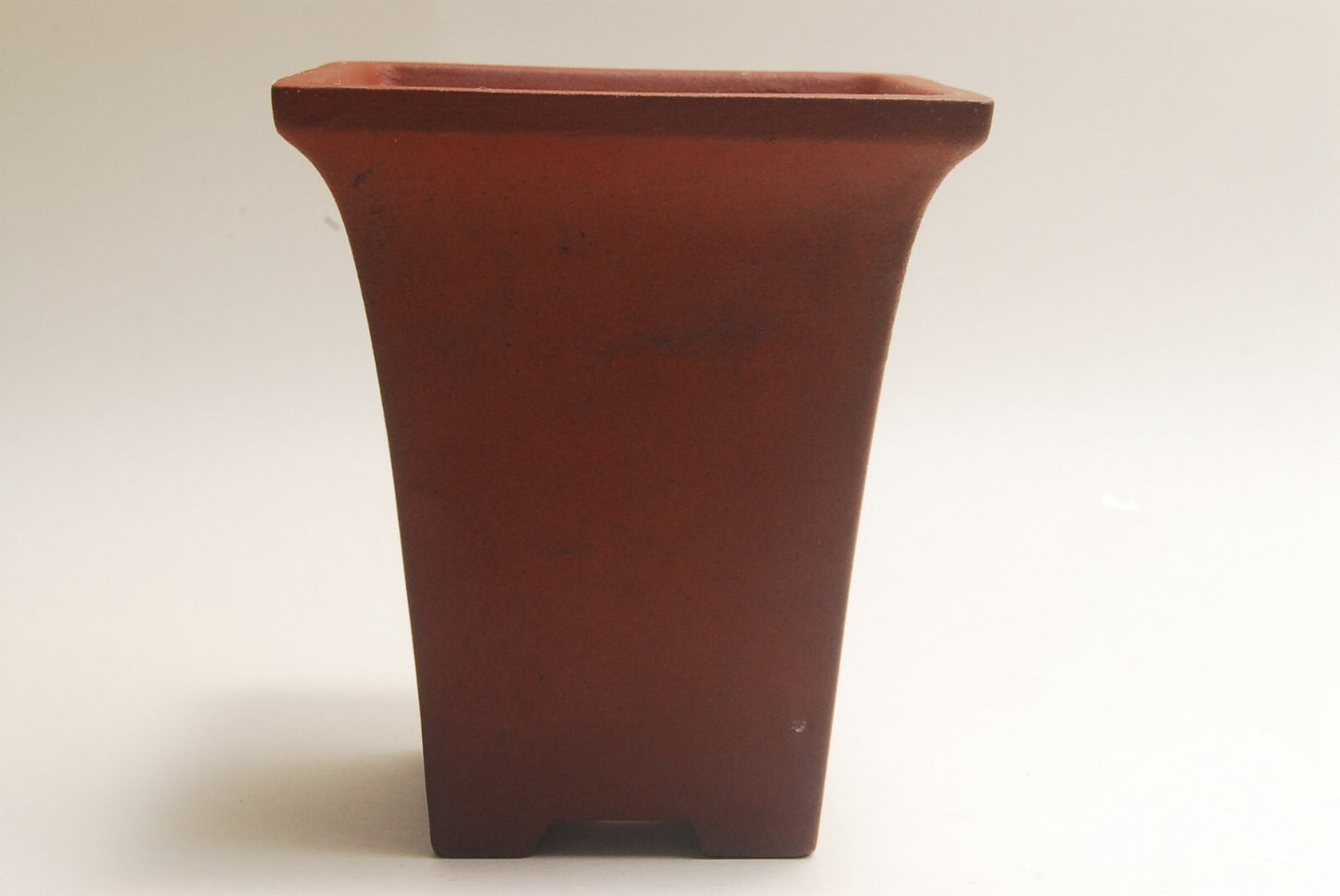 Japanese TOKONAME bonsai pot HIKARI brown square SESSOKU Cascade h3.3" 31#