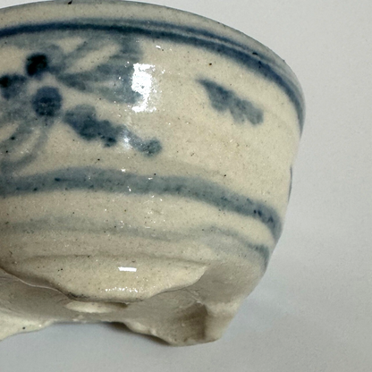 Japanese Bonsai pot TATSUYA KATO signed Dragonfly pictured MAME φ1.8" /417