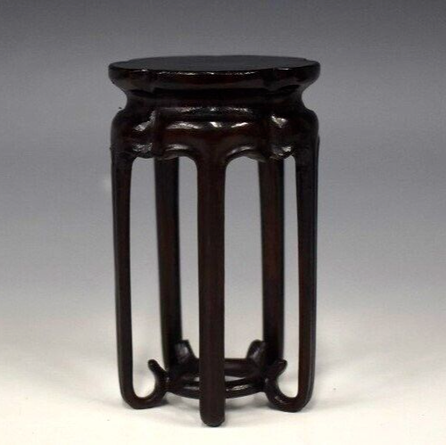 Japanese wooden bonsai stand Flower table Curled legs KADAI set of 2 φ2" /408