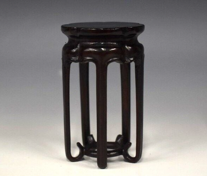 Japanese wooden bonsai stand Flower table Curled legs KADAI set of 2 φ2" /408