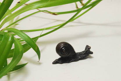 TENPAI TEMPAI turtle and snail Accompanying Bonsai ornament alloy figure L1.6"