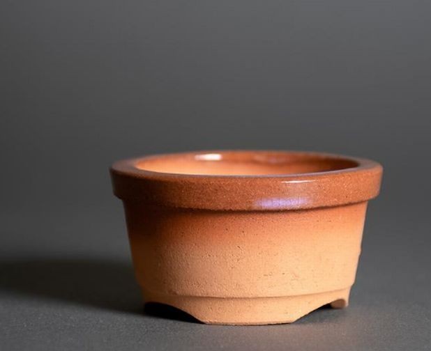 Japanese Bonsai pot MASAKO KUNII signed MAME training pot φ2.4" set of 4 /441