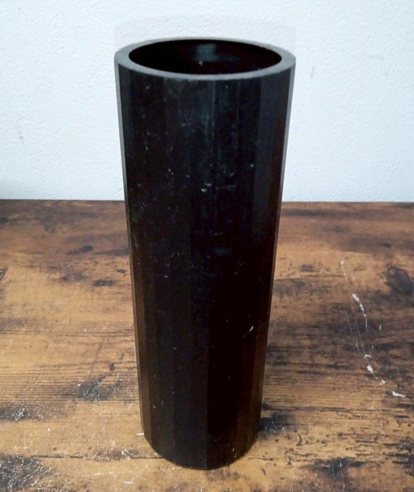 Japanese braided bamboo work Flower basket IKEBANA vase Tall h10.8" /436